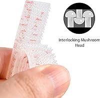 Vista 4 de EZ Pass/IPass/IZoom Toll Tag Fastlane Mounting Kit -(2 Sets) Reclosable Fastener Peel and Stick Adhesive Dual Lock Tape Strips