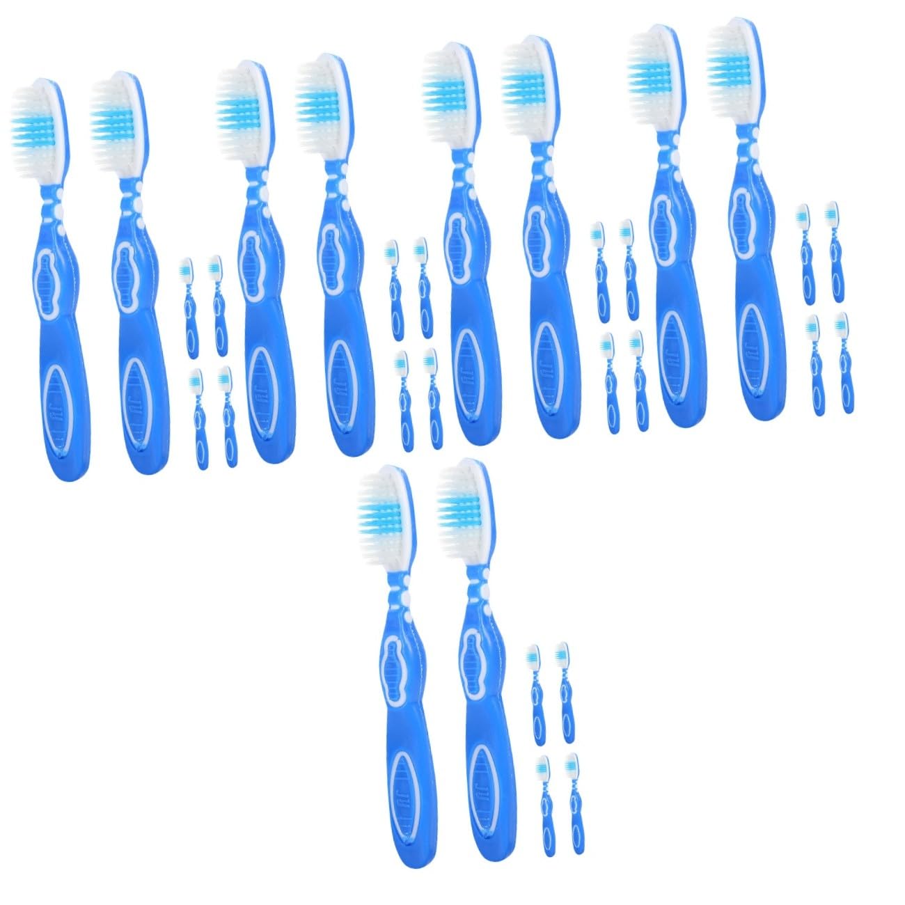 Healeved 30pezzi Spazzolino Viaggio Con e Setole Morbide Per Profonda Spazi Ristretti Progettato Per Garantire Sicurezza e