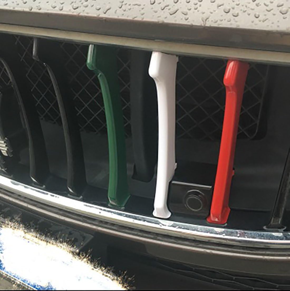 SUPAREE LIGHT FORWARD Grille Trim 3pcs Front Grille Decorative Garnish Trim fits for Maserati Ghibli 2014-2016