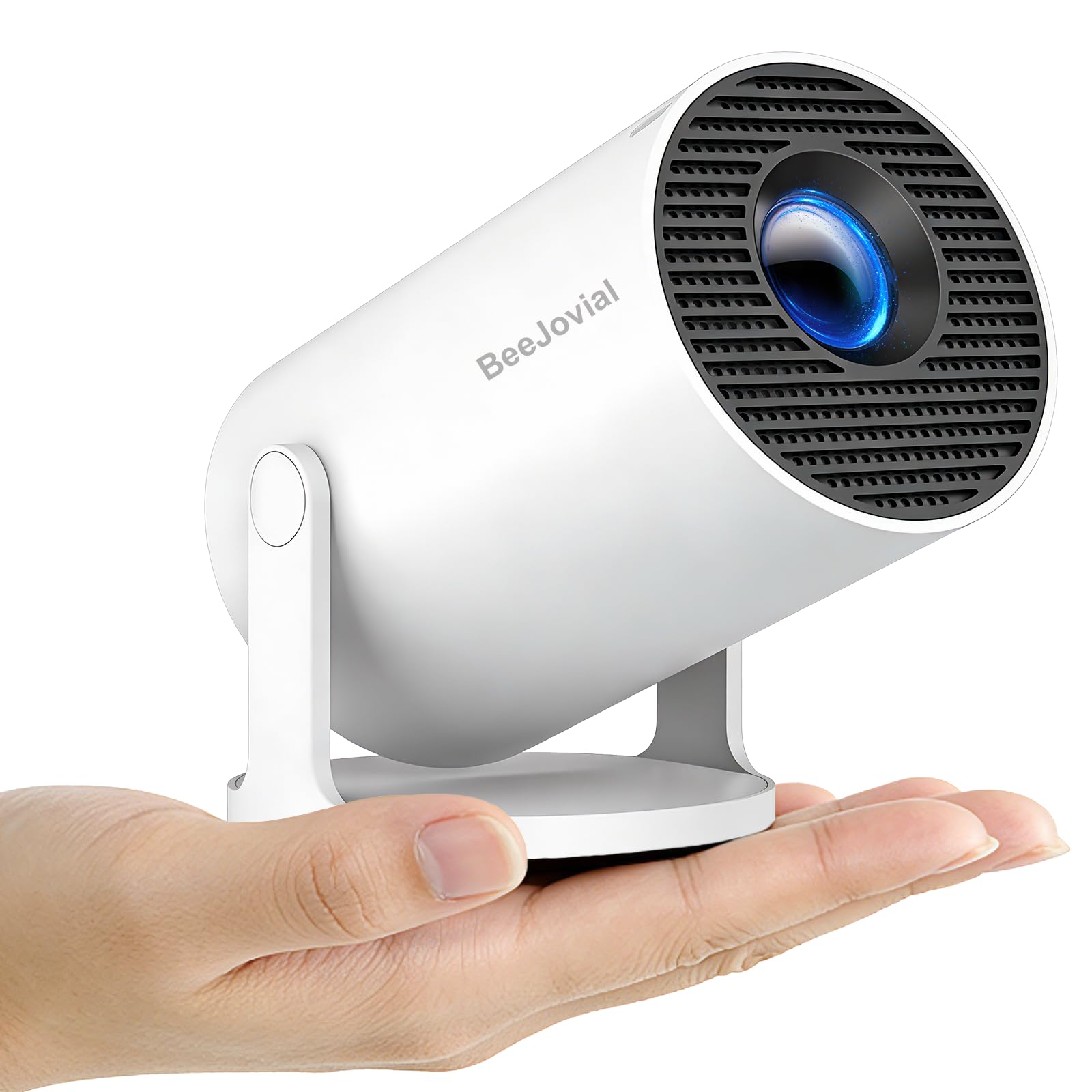 Photo 1 of [Built-in Apps, 2026 Upgraded] Mini Projector WiFi 6 Bluetooth 5.4, 35"-130" 1080P Full HD Short Throw Portable Projector for IOS Android Phone Laptop TV Stick HDMI USB