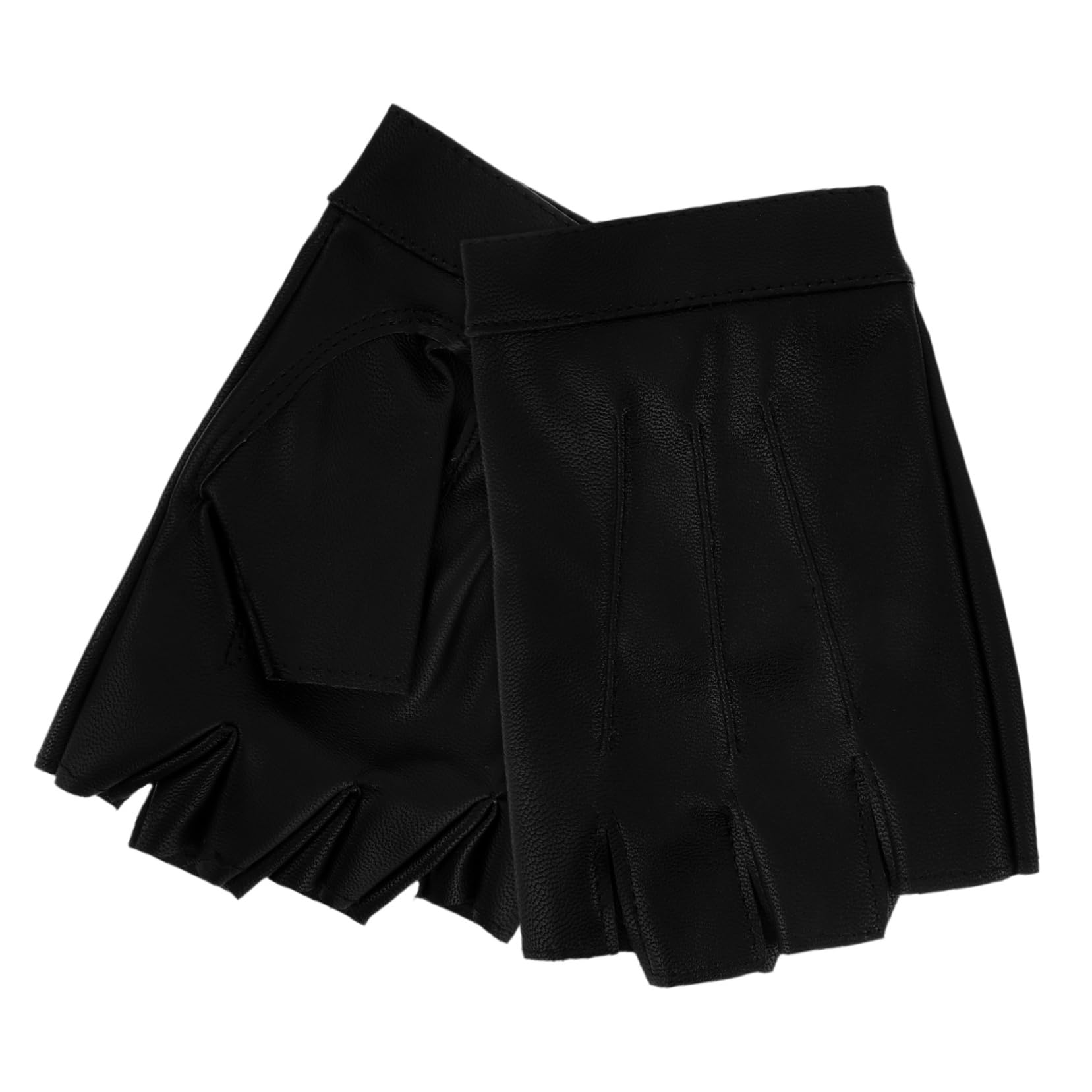 BESPORTBLE 1 Pair Half Finger Cycling Gloves for Men and Women PU Leather Biking Outdoor Gloves Breathable Design for Gym Workouts and Motorcycle Riding Enhanced Grip and Control