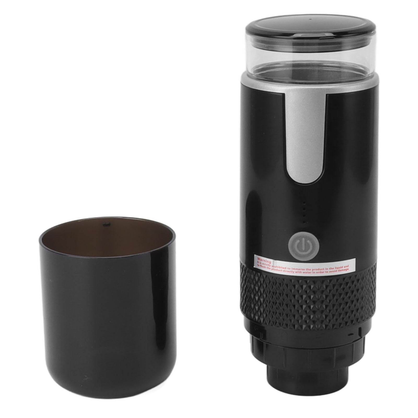Portable Coffee Machine, Compact and Rechargeable, Extracts Delicious Pure Coffee, Compatible for K Cup Capsules and Ground Coffee, Easy to Use for Travel and More