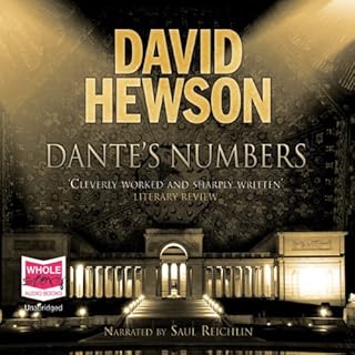 Dante's Numbers Audiolibro Por David Hewson arte de portada