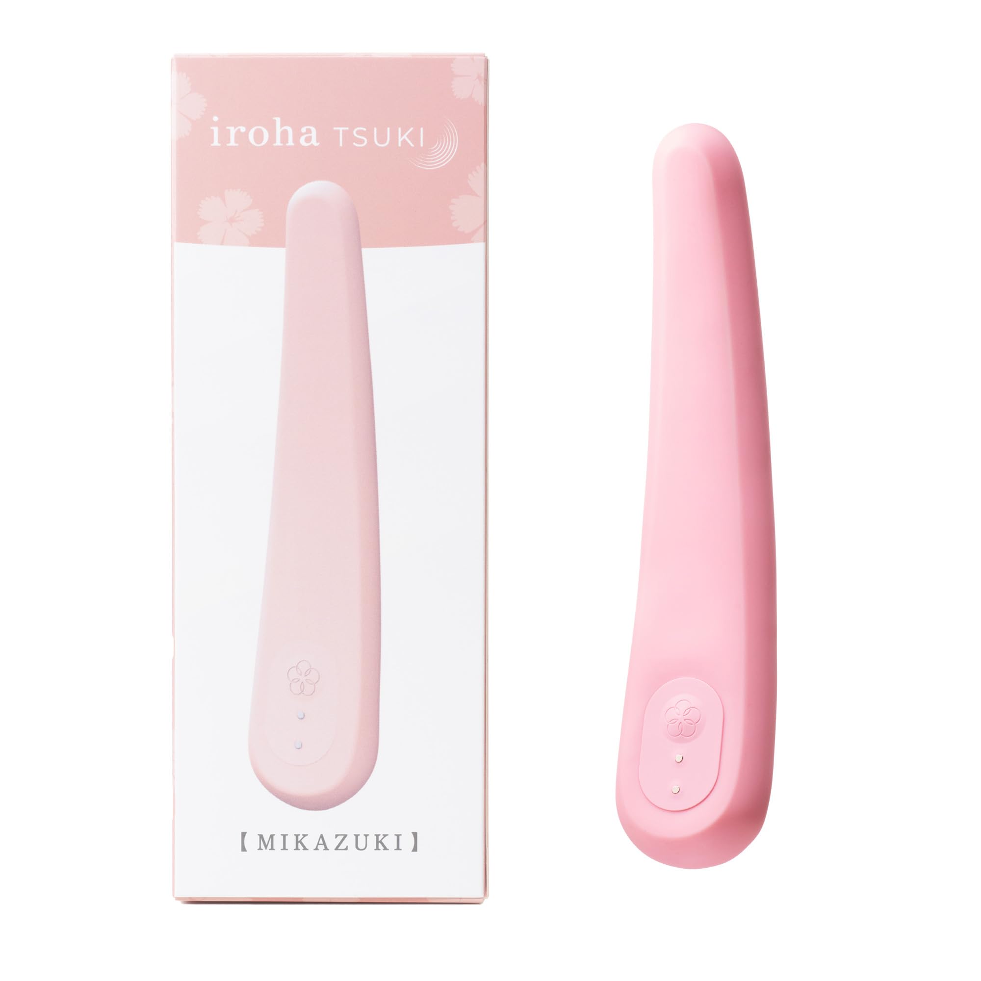 iroha TSUKI MIKAZUKI (Nadeshiko Color) Vibratore in silicone a tocco morbido con 5 intensità, 3 ritmi e ricarica USB-C