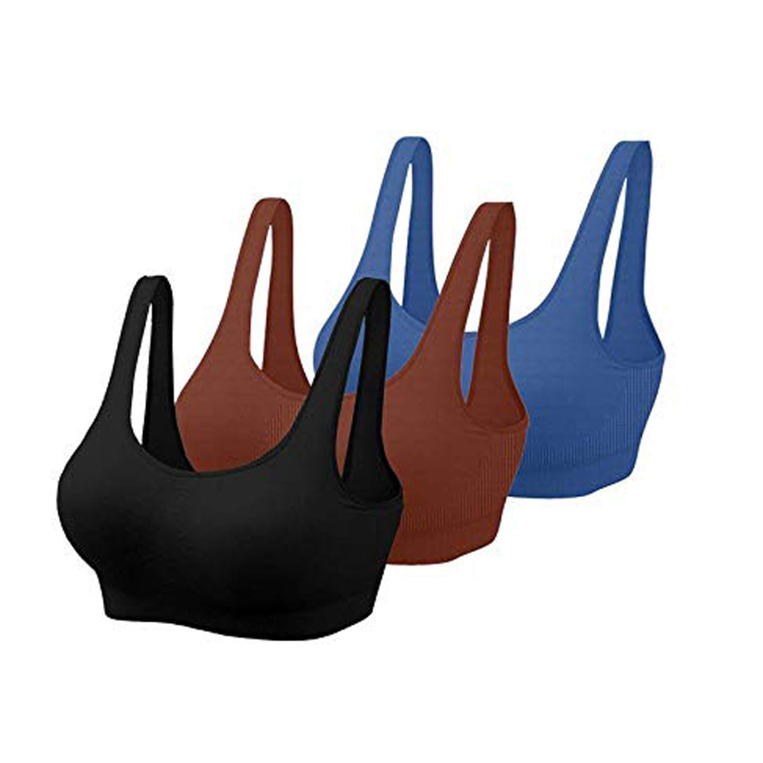 indirocks Women Yoga Bra Running Bra Sports Bra Stretchable Non-Padded and Non-Wired Bra for Women/Girls, Freesize-picture-21