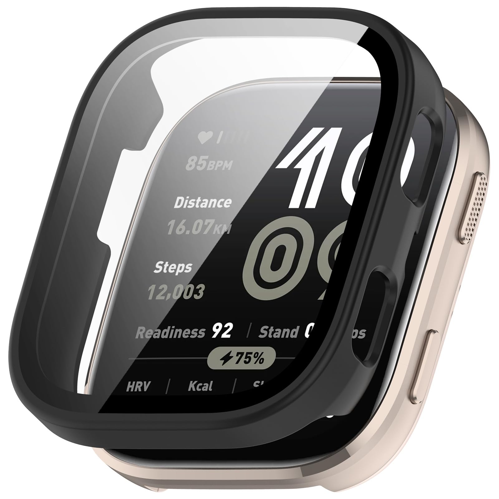 OBOE PC Screen Protector Case Compatible with Amaz fit Bip 6 Smart Watch (B-Matte Black) [Watch NOT Included]-picture-15
