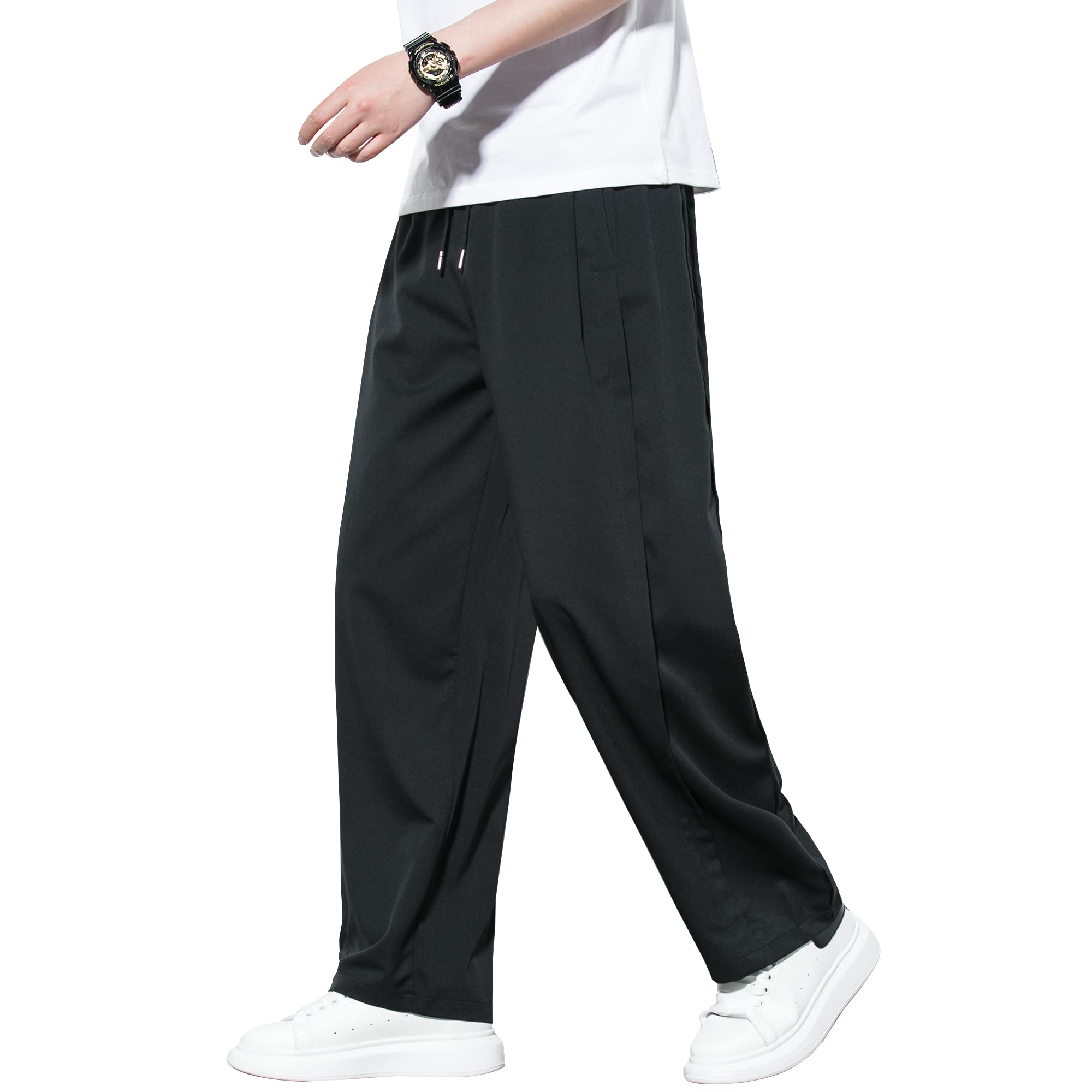 [HMT] ワイドパンツ メンズ ズボン ストレートパンツ シャンブレー ずぼん…