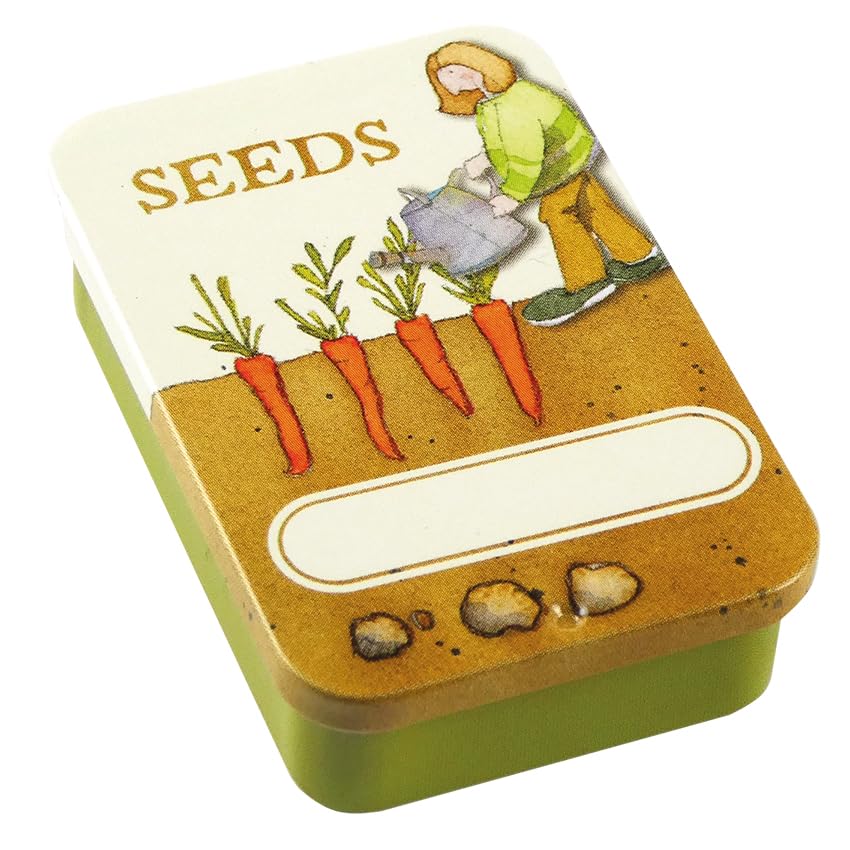 Emma BallGarden Carrot Mini Seeds Tin From her Gardening Collection Design