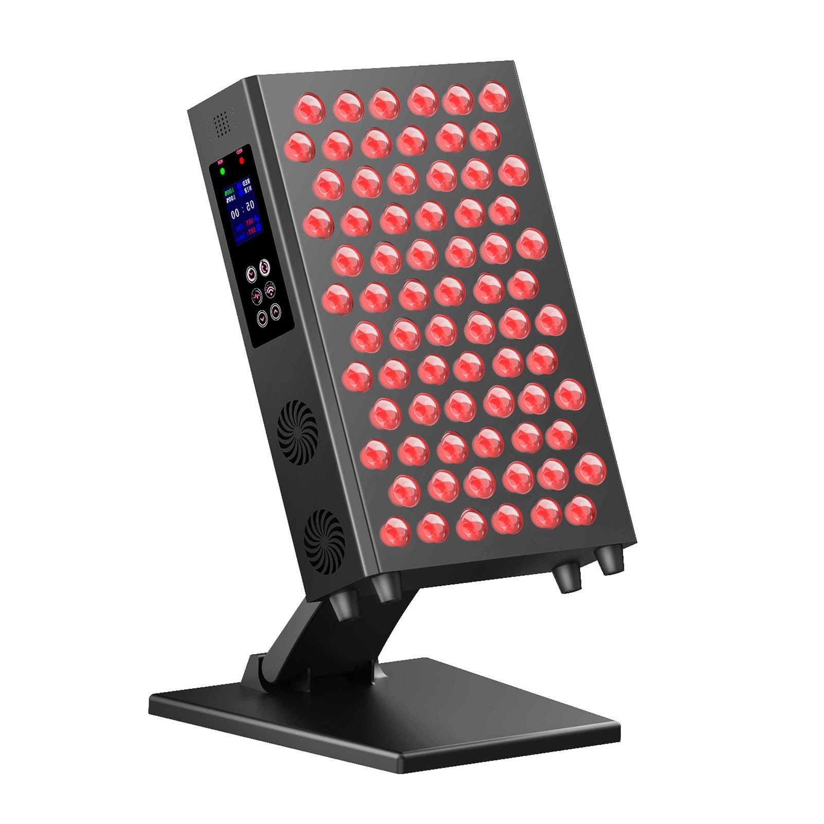 Panel do terapii światłem czerwonym na twarz i ciało, 72 podwójne układy scalone 660 nm 850 nm diody LED w pobliżu urządzenia do terapii światłem podczerwonym, do łagodzenia bólu