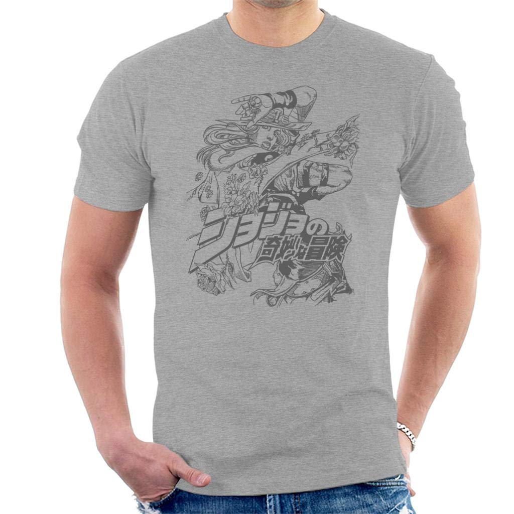 Jojos Bizarre Adventure Gyro Zeppeli Men's T-Shirt Heather Grey