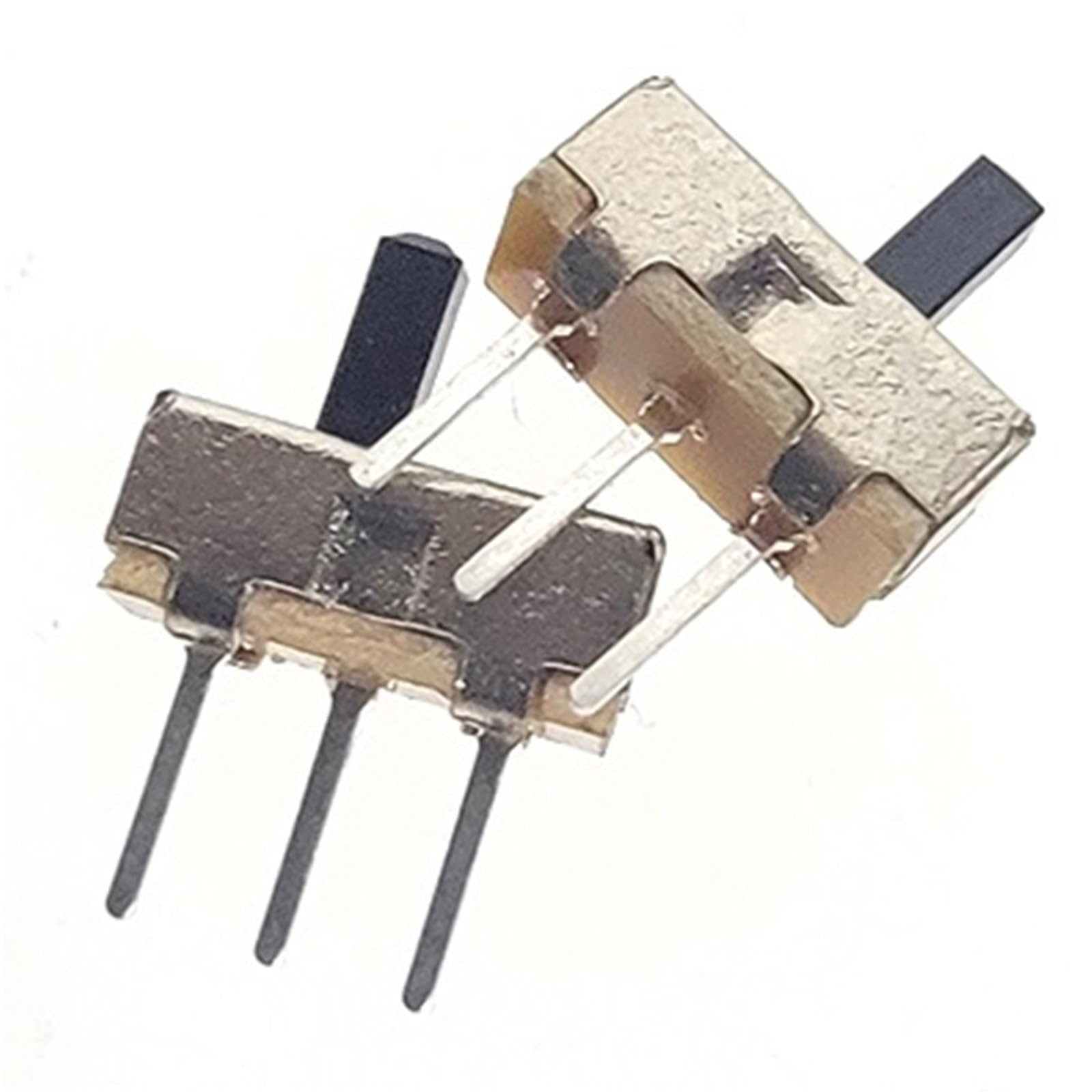 20 piezas SS12D00 interruptor deslizante 3 pines 1P2T interruptor de palanca de 2 posiciones longitud del mango: 3MM/4MM/5MM/6MM