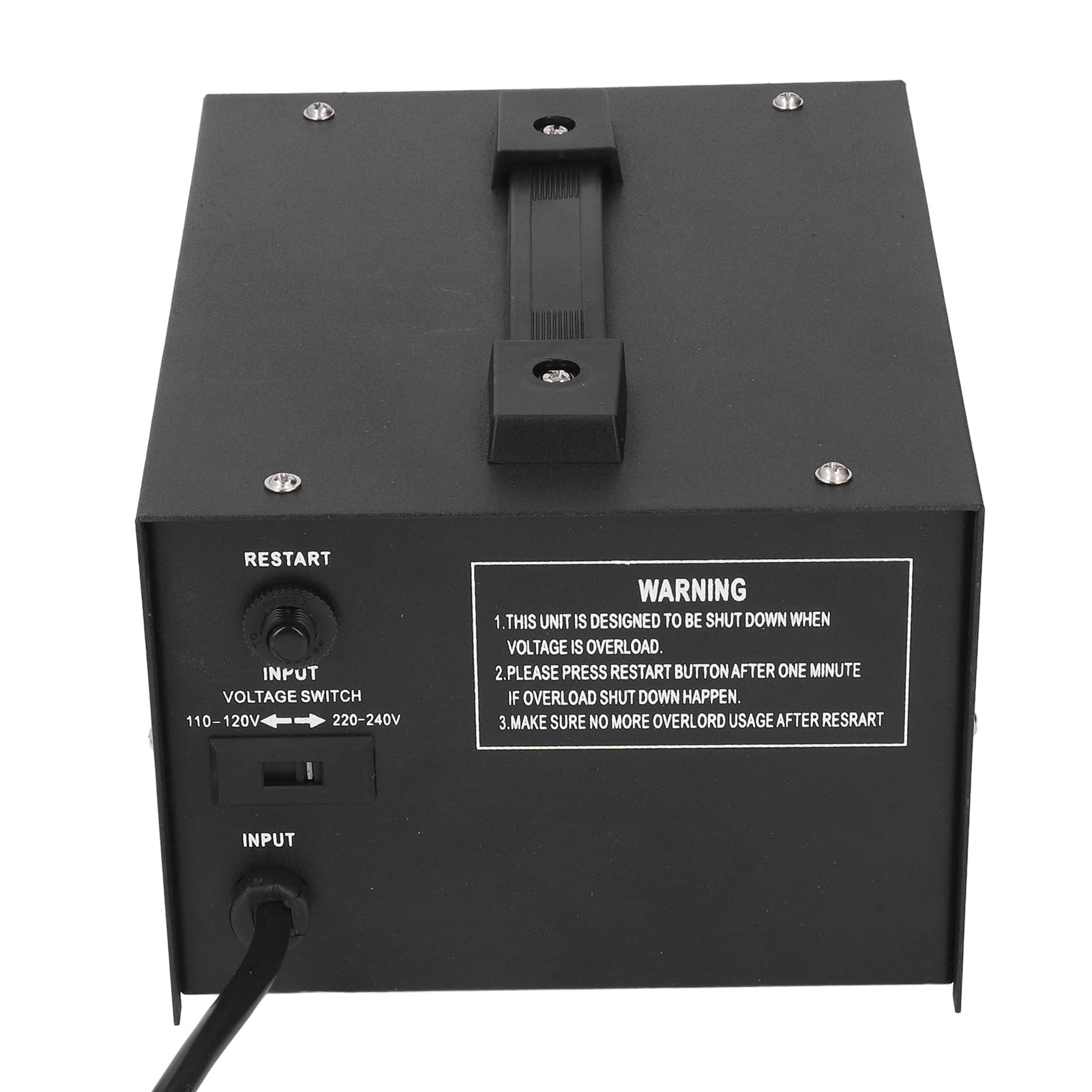 ANGGREK Transformator Napięciowy Przetwornica Obniżająca Napięcie 1500 W Regulowana Przetwornica Napięcia AC Żelazo ABS Miedź 50 60 Hz 9 A z Zabezpieczeniem Przed Przeciążeniem dla (wtyczka UE)
