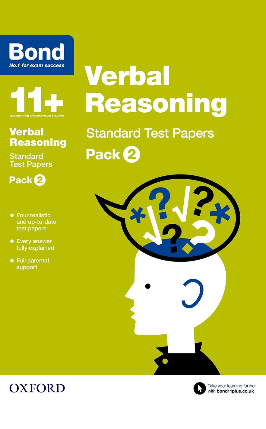 OXFORD UNIVERSITY PRESS Bond 11+: Verbal Reasoning: Standard Test Papers: Pack 2