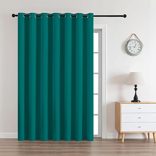 Miniatura 91 de CUCRAF Juego de 2 paneles de cortinas opacas negras de 54 pulgadas de largo, cortinas de oscurecimiento de habitación para sala de estar y