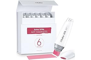 OHUHU Alcohol Markers 320 Brush And Fine Tip Colors For Professional