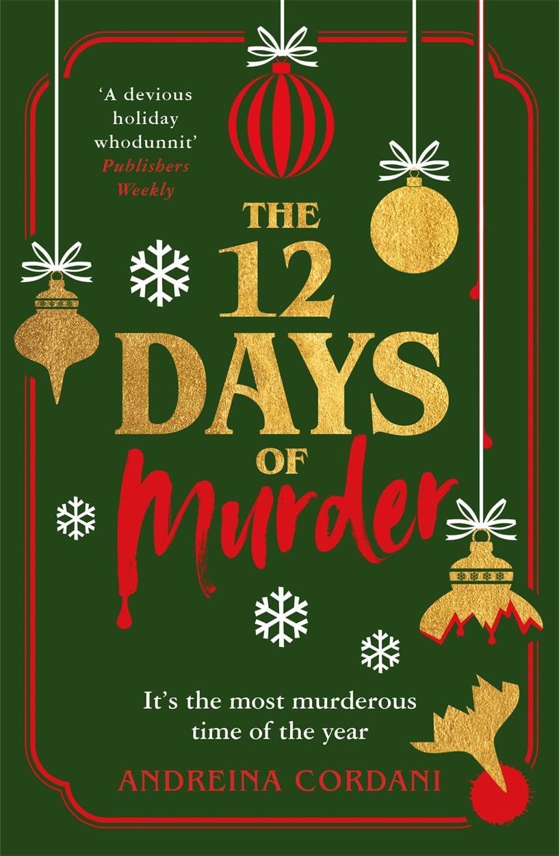 Andreina Cordani The Twelve Days of Murder Paperback Mystery Novel