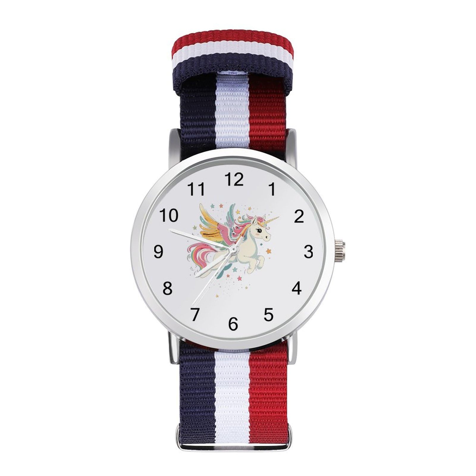 Cute Unicorm Funny Wrist Watches for Men Women Fashion Graphic Watch for Work Workout