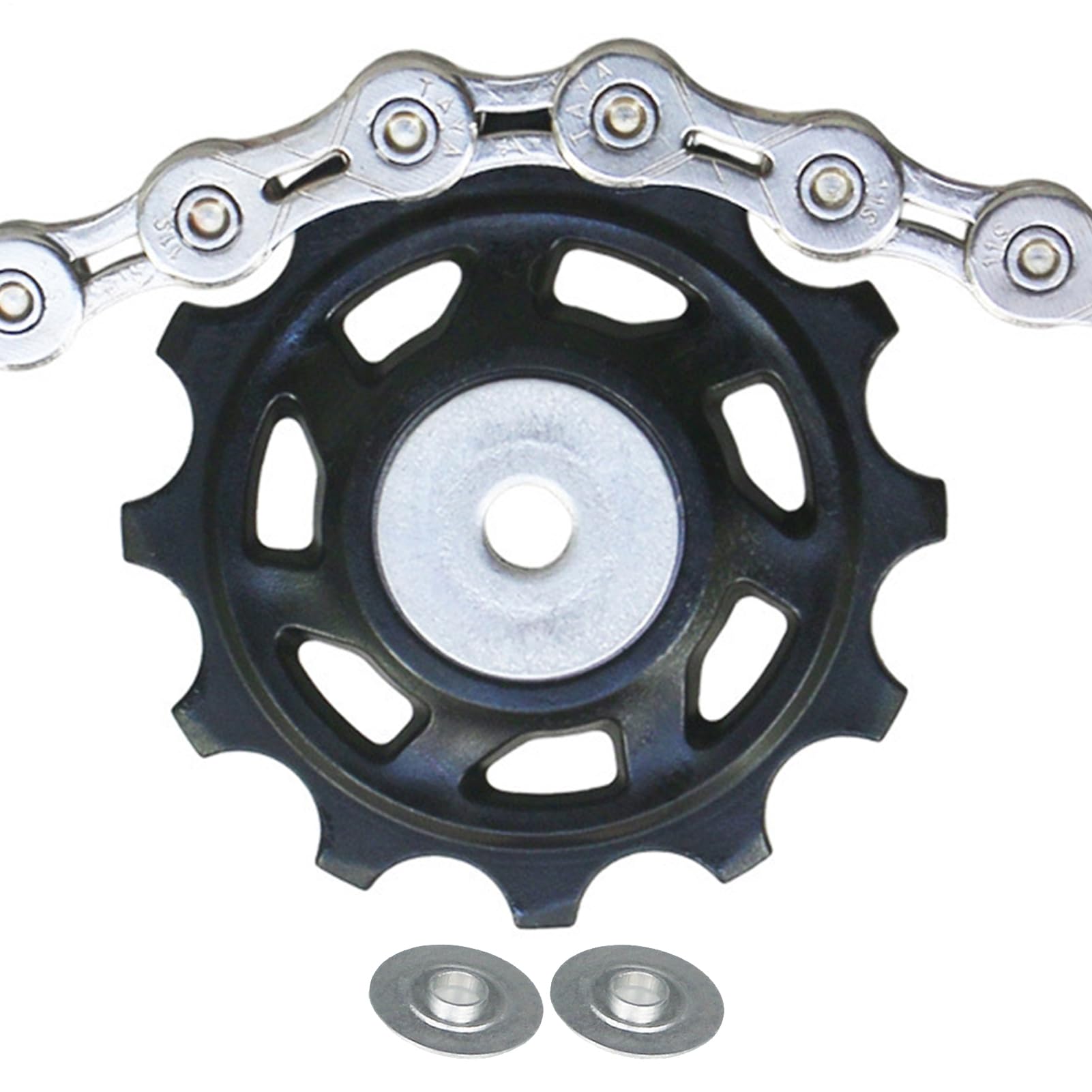 Rennrad Schaltwerkrolle, Führungsrolle Hinterrad Schaltrolle, Fahrradzubehör Schnellspannende Führungsrolle für Anfänger Reparatur Straßen Touring