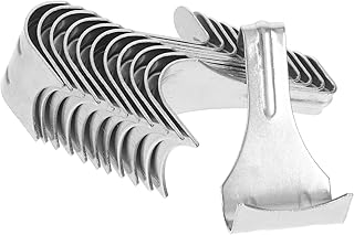 ギャラリー吊り下げフック 12個 S字型ピクチャーレールフック 額入りアートワーク用 高耐久 簡単取り付け