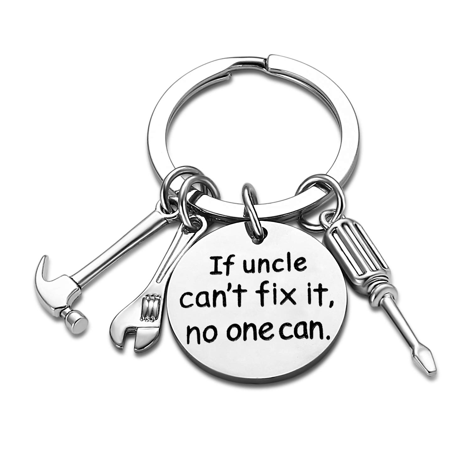 NimteveFunny Gifts For Dad & Grandpa - Keychain & Keyring For Men - Birthday & Fathers Day