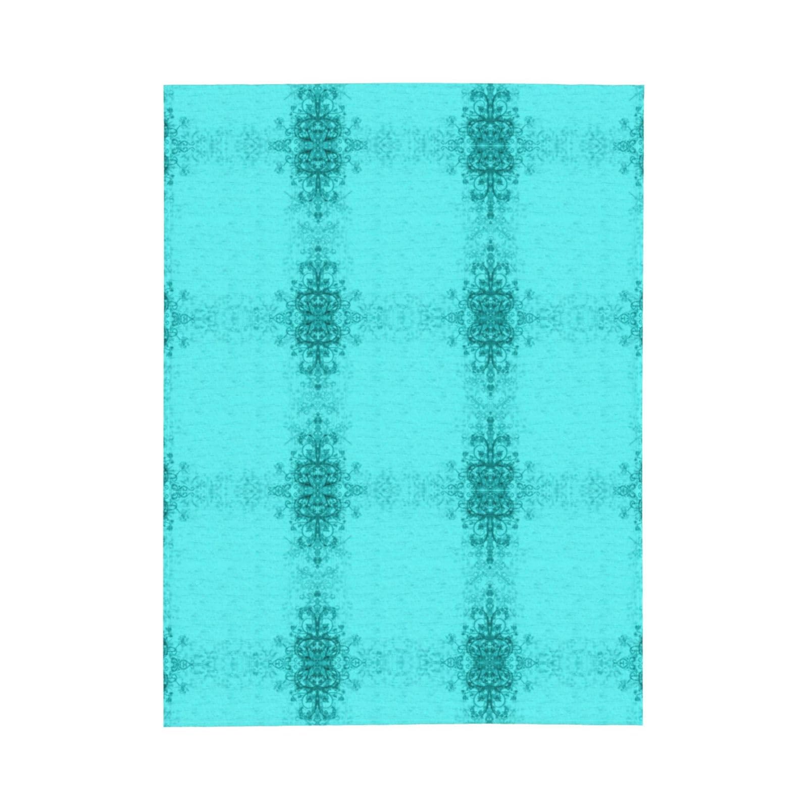 Manta de franela cálida de 80 x 60 pulgadas, manta de franela de felpa azul turquesa, perfecta para sofá, cama, campamento y viajes