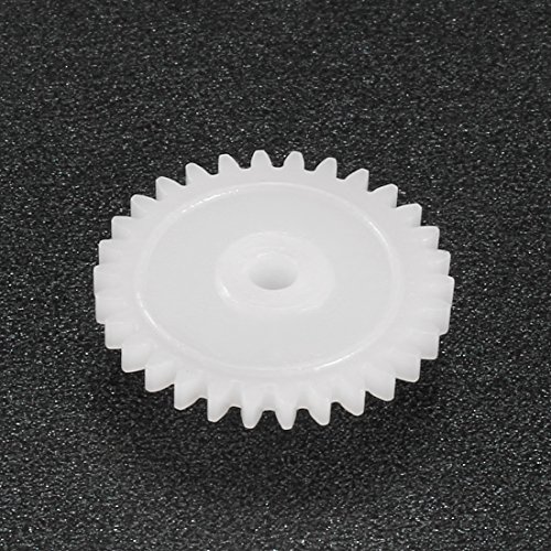 Image of uxcell 20pcs Plastic Gears 26 Teeth Model 26102B Reduction Gear Plastic Worm Gears for RC Car Robot Motor