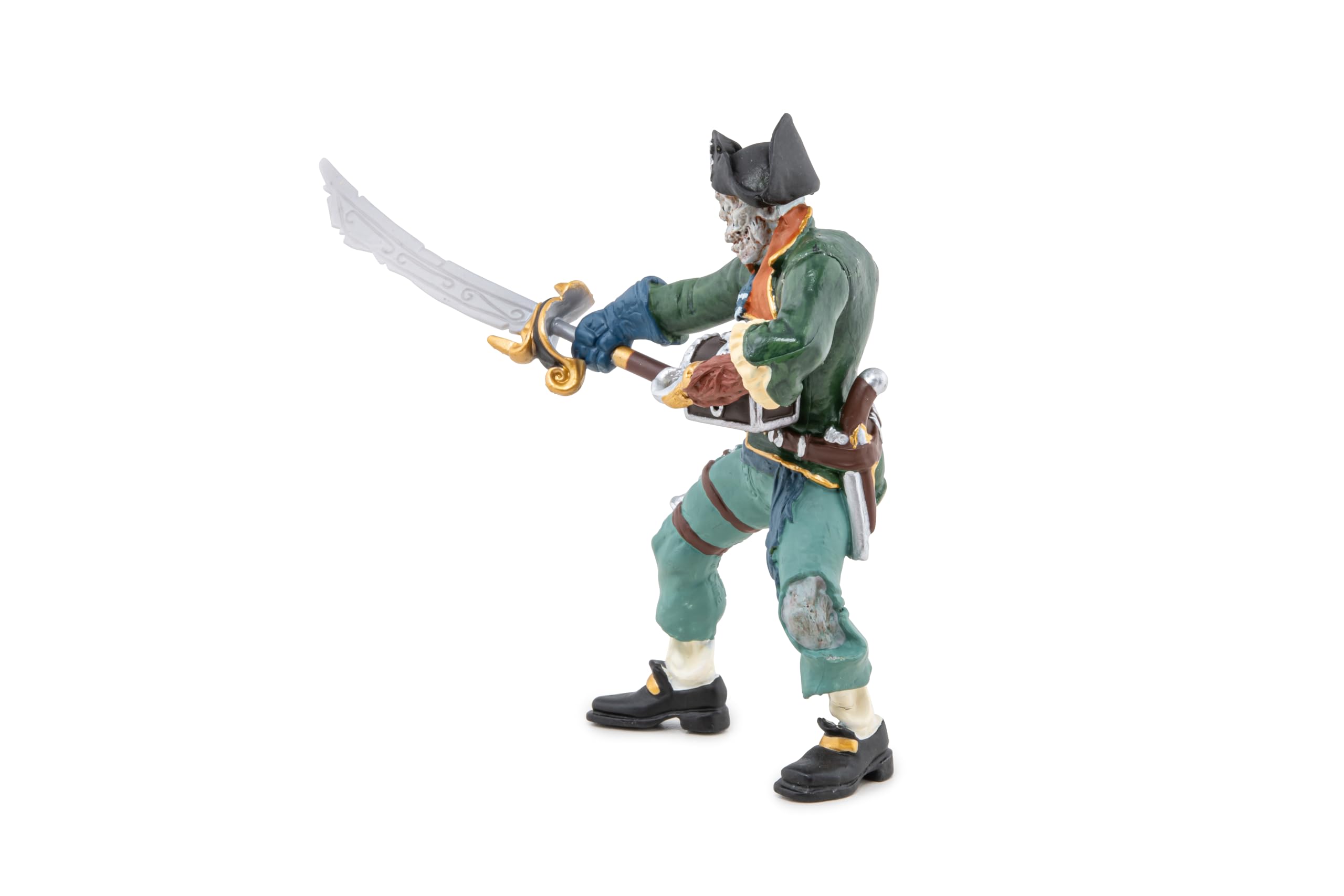 Papo Pirate zombie action figure, 6 inches tall, Mehrfarbig - Image 3