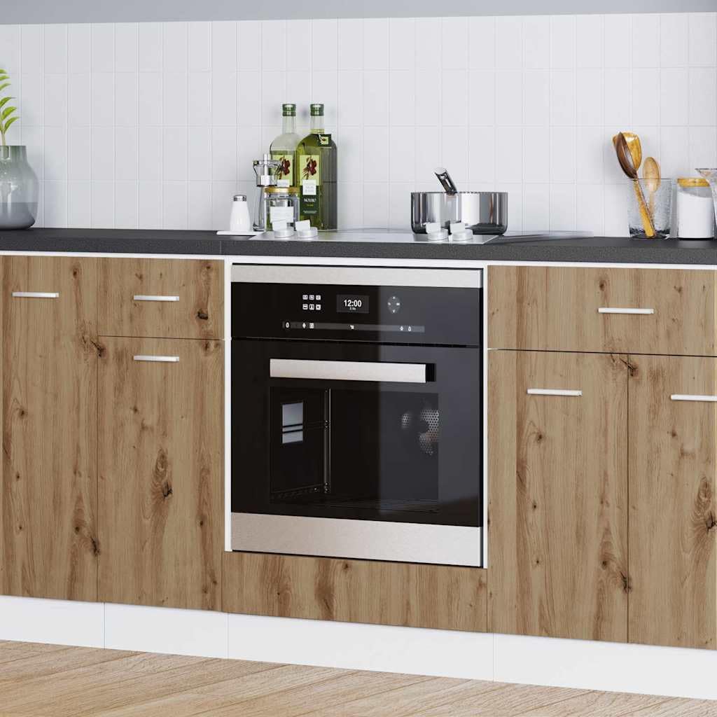 Hängeschrank Artisan-Eiche 60x46x81,5 cm, Holzwerkstoff Küchenschrank, Modernes Design für Lagerung, Langlebige Möbel für Speisekammer