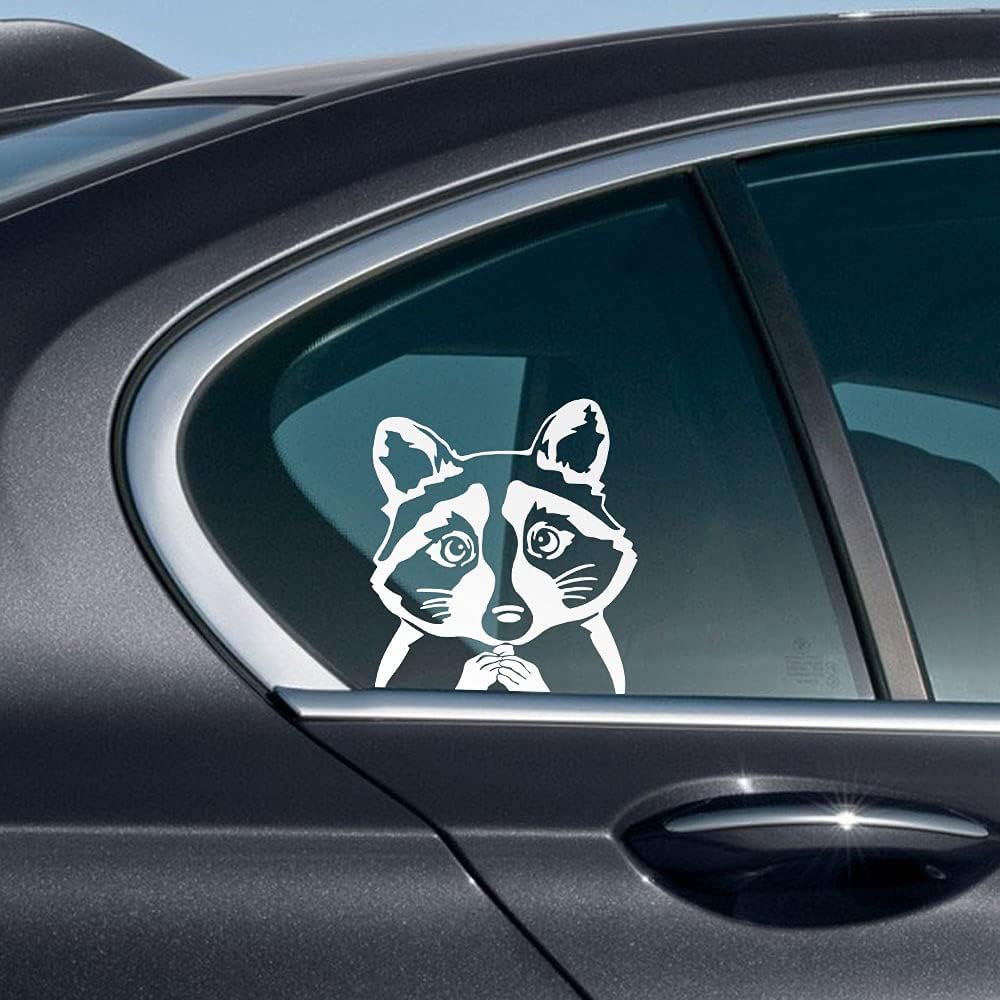 WIRESTER 6 inch Clear Vinyl Decal Sticker Decoration for Car Window (Or Any Flat Surface) - Black Bombay Kitten Cat