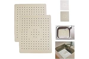 Durable Kitchen Sink Mats - Non-Slip Sink Grids for Ultimate Countertop Protection...
