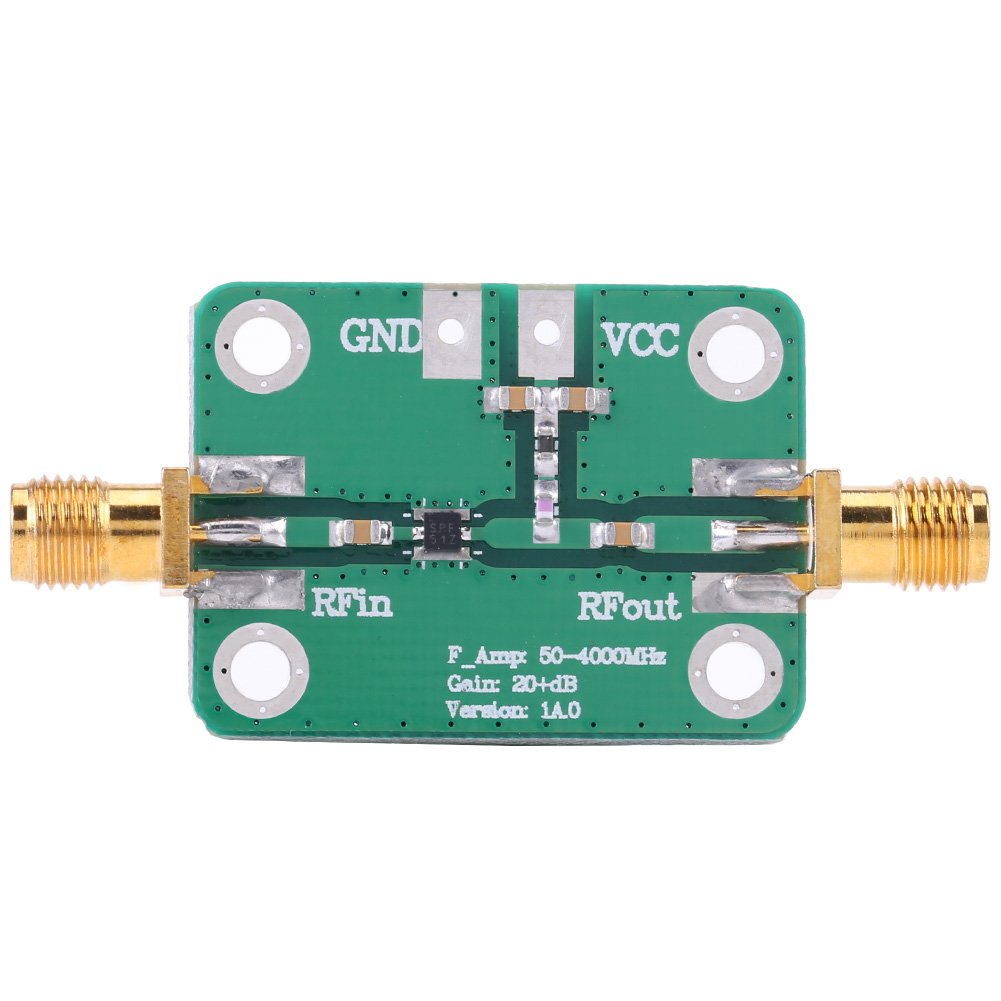 Jeanoko Amplificatore RF a basso rumore 433 MHz Guadagno LNA in radiofrequenza: Amplificatore a banda larga 22 dB Radio definita dal software
