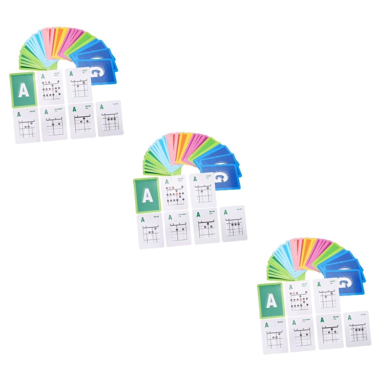 TOYANDONA 147piezas Carteles De Acordes De Guitarra Para Principiantes Guía Visual Para Guitarra Eléctrica Material Resistente y Duradero Para Aprender y Practicar Acordes Musicales