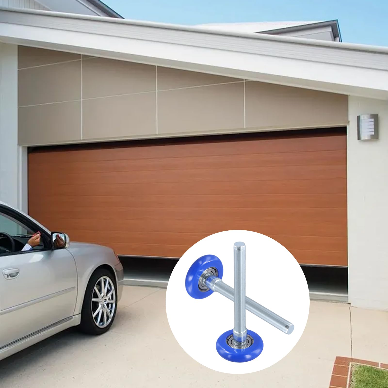 HOZEON Confezione da 20 rulli per porta del garage, sigillati 6200ZZ, in nylon, silenziose e resistenti, per porte di garage residenziali e commerciali