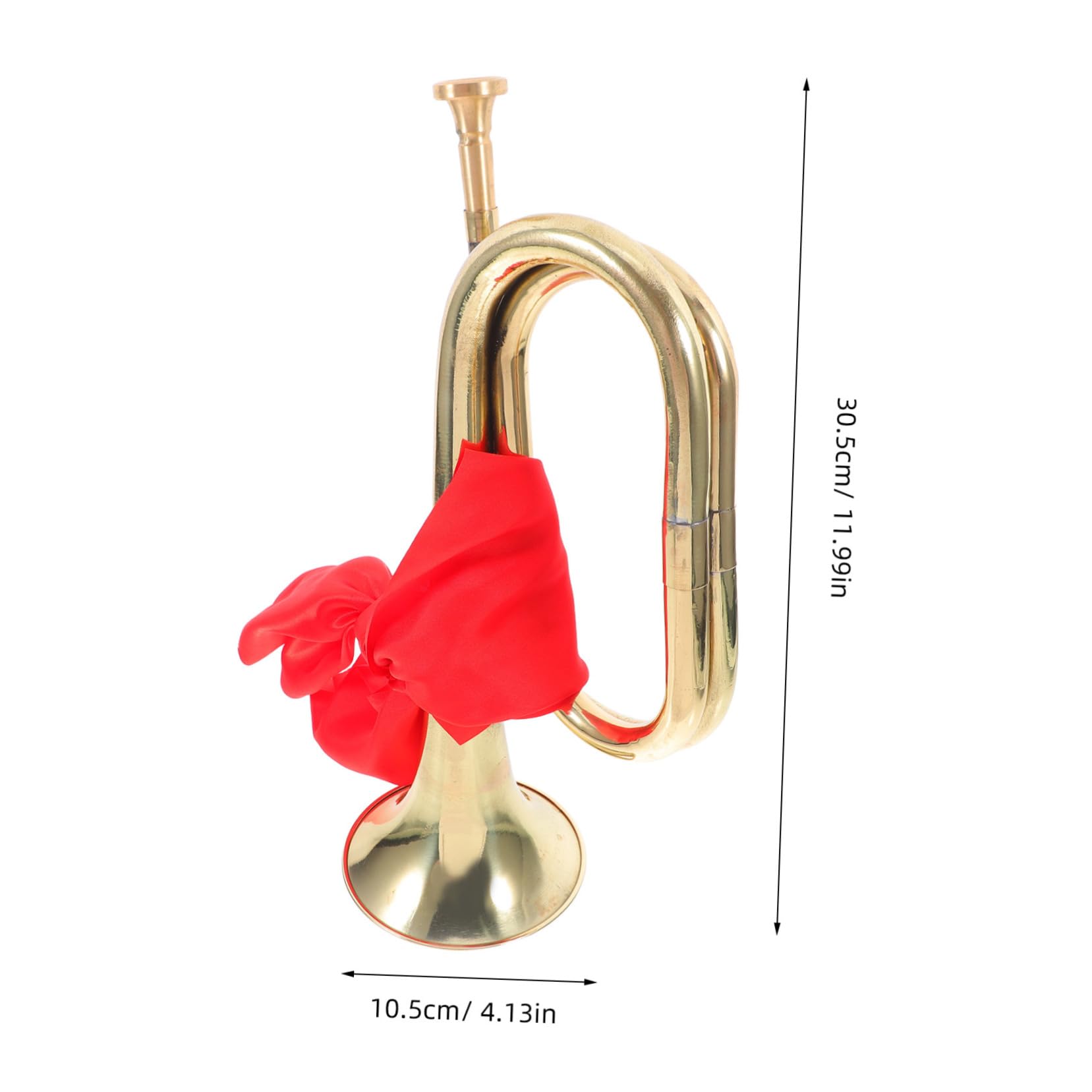 TOYANDONA Strumento Bugle Finitura e Sciarpa Per Principianti e Scolastiche Prestazioni Impeccabili