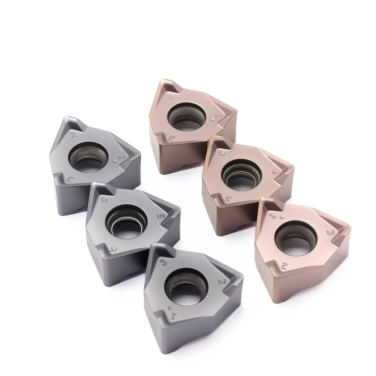 10 Piezas XNEX080608 XNEX 080608 EN Insertos De Carburo CNC De Avance Rápido, Insertos De Fresado, Herramientas De Torno CNC, Herramientas De Torno De Metal Para Acero Herramienta de Torno(YBG205 XNEX