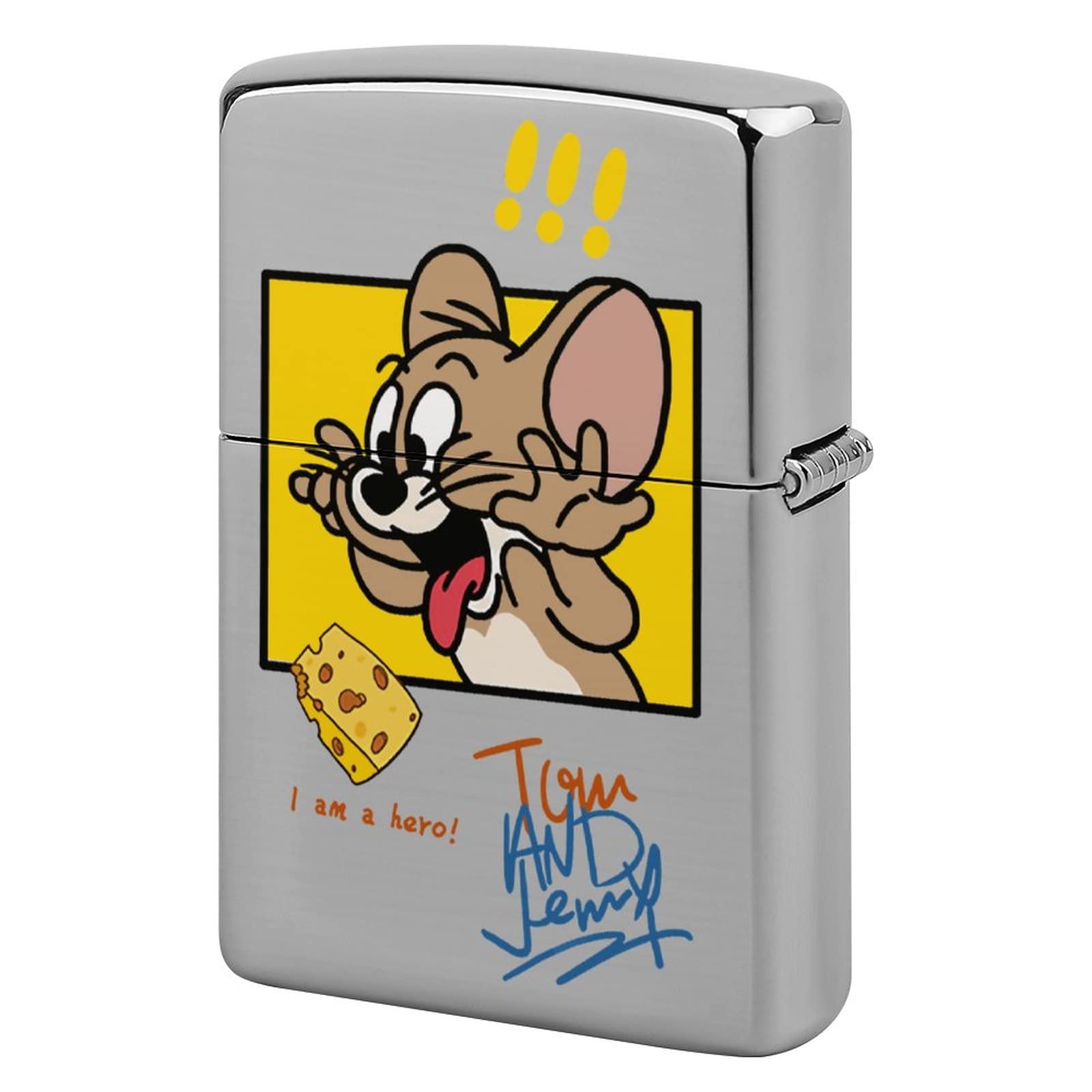 あしたのジョージッポ＆トムとジェリージッポ Zippo Tom And Jerry 2 Sided Design Silver Etching Lighter Regular