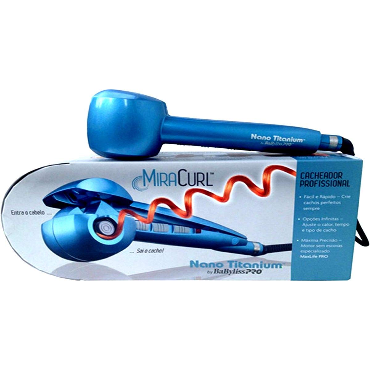 Babyliss Pro Nano Titanium MiraCurl - Efeito Cacheado 220volts