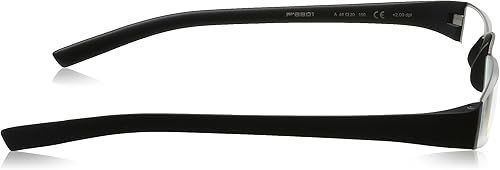 Miniatura 3 de Porsche Design P'8801 P8801 A - Gafas de lectura negras para hombre, 1.890 in +2.00, Plata/Negro