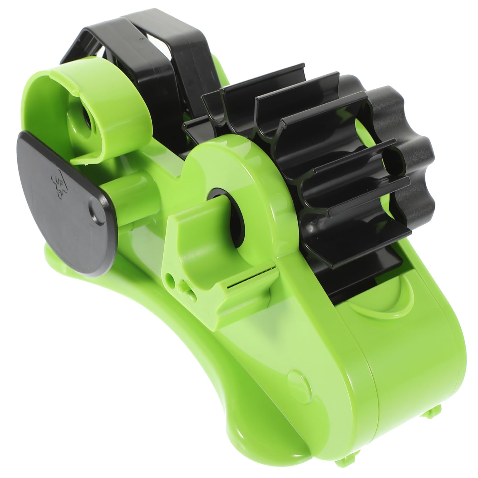 Distributore di Nastro Adesivo Verde in Abs, Supporto Rotondo | Formato 22, 00x11, 00x13, 00cm, Leggero e Portatile, Bordi Lisci senza Bava, per Cassetto Scrivania e Ufficio