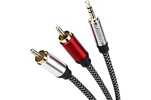 Stereo RCA to 3.5mm Audio Cable