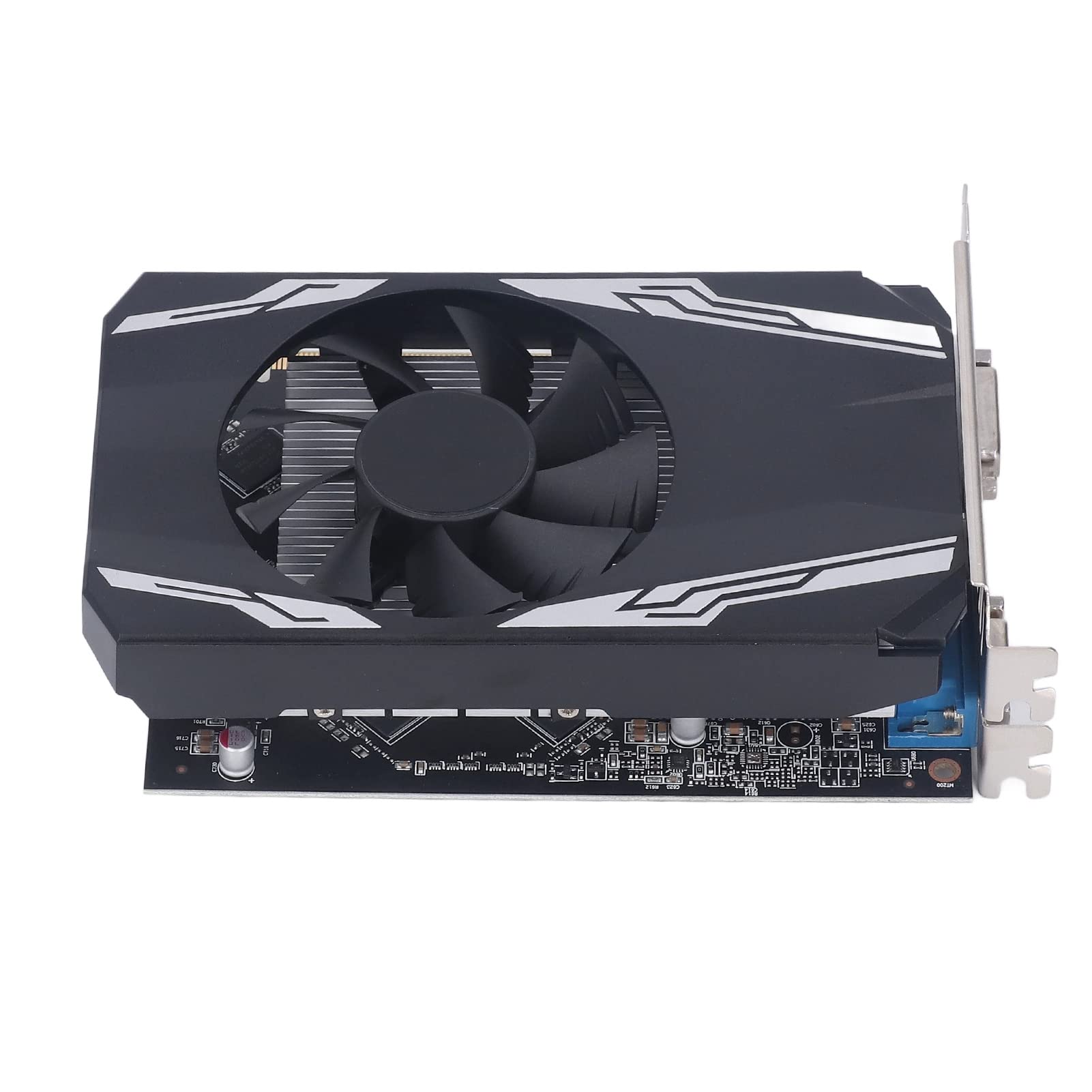 POENVFPO Gaming R7240 4 GB di Scheda Grafica DDR3 con Plug e Lettura di Ventole di Raffreddamento per gli Appassionati di Giochi per PC (R7240 4GB DDR3 128BIT)