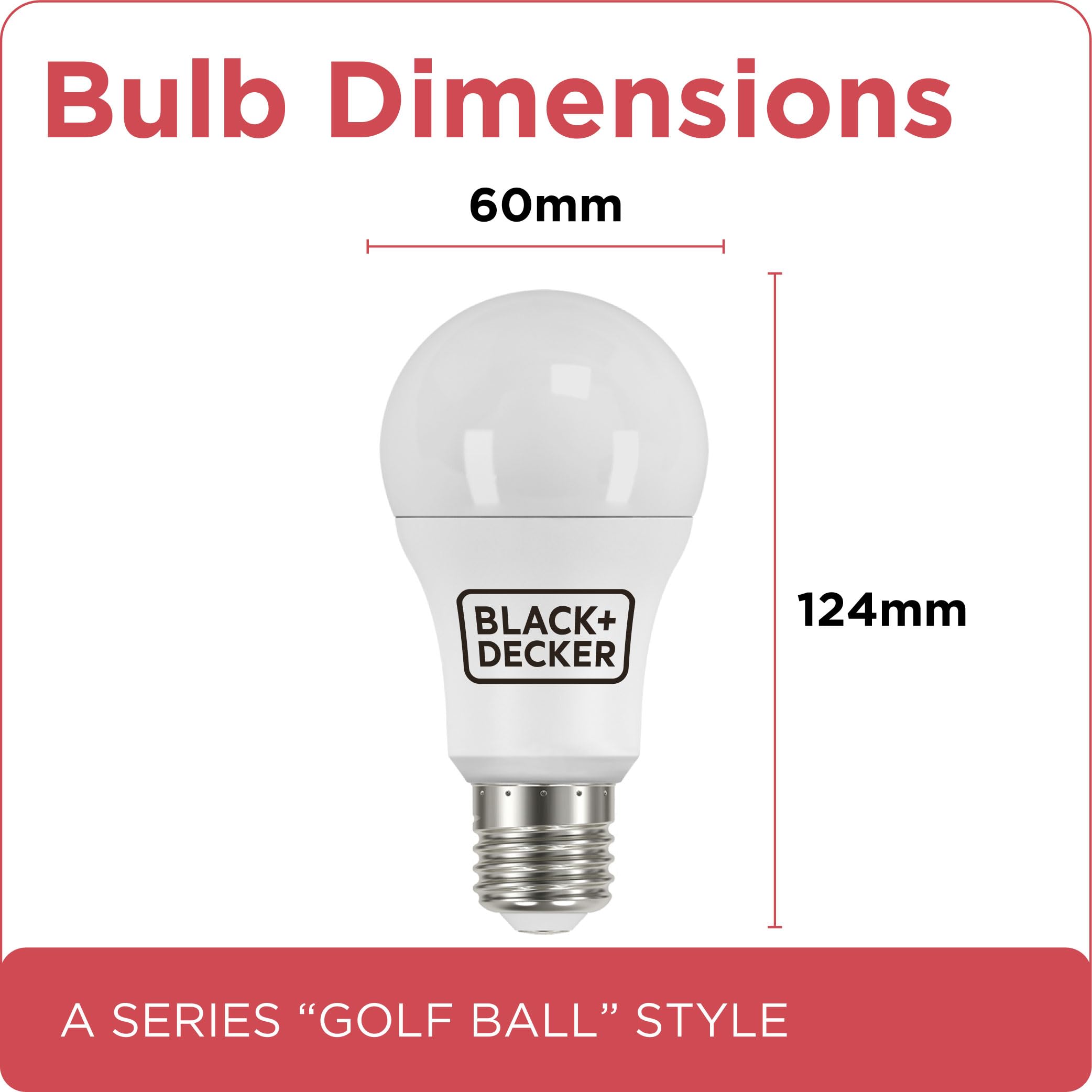 BLACK+DECKER®, LED GLS Lightbulbs - Image 2