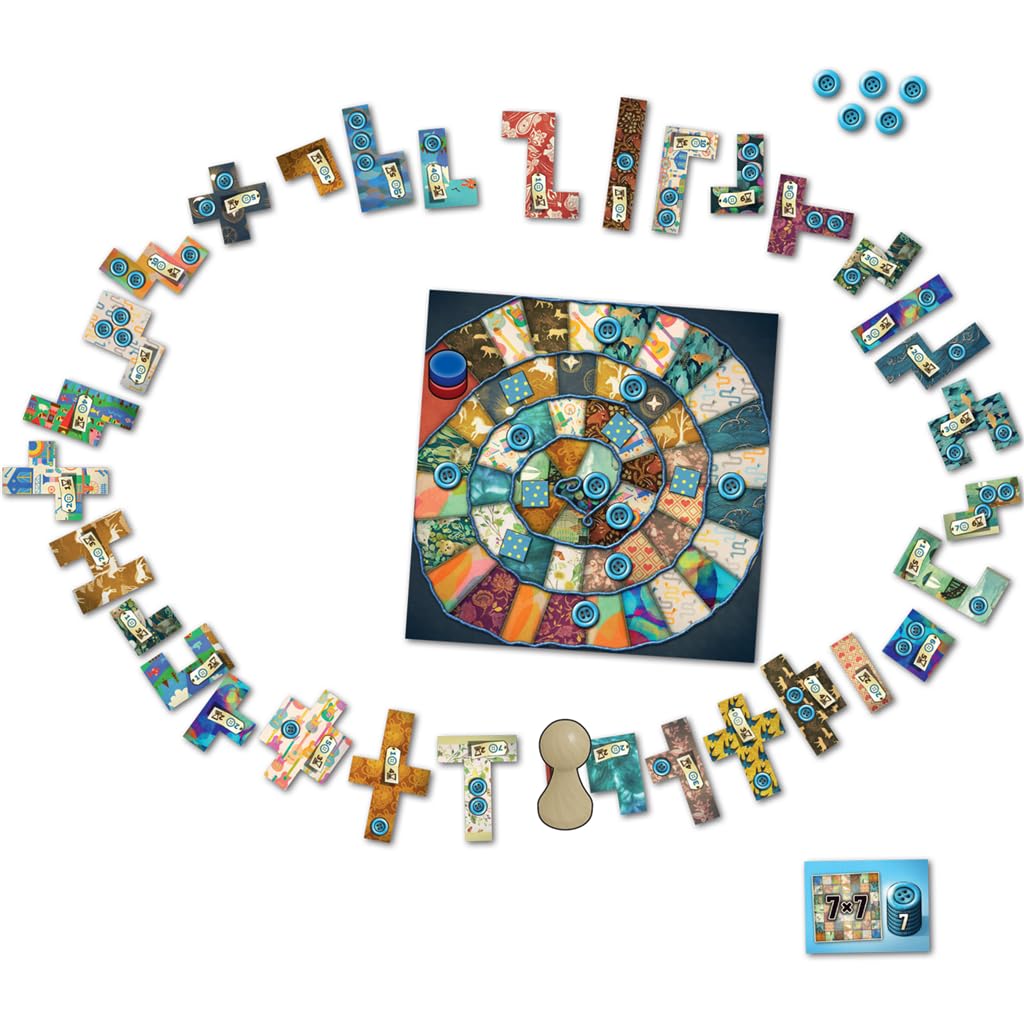 Asmodee Patchwork, Juego de Mesa De Estrategia y Puzzle, A Partir de 8 Años, para 2 Jugadores, 30 Minutos por Partida, Español