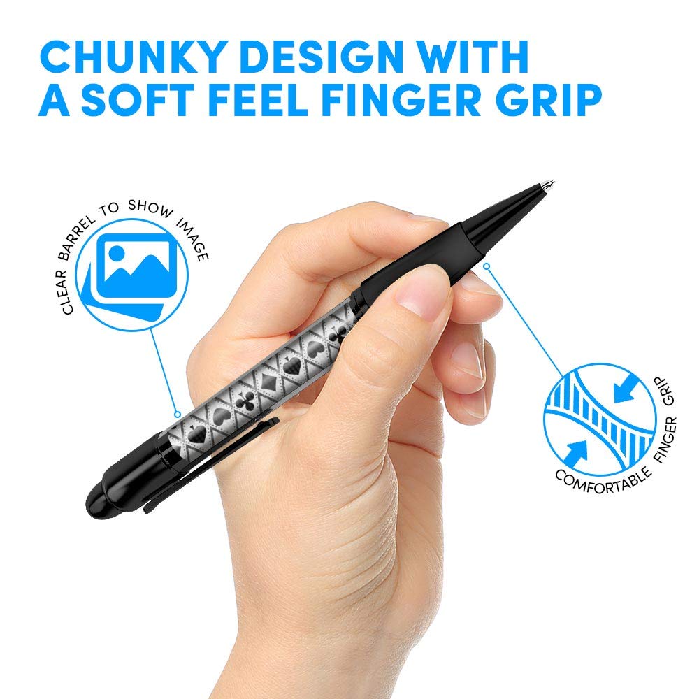 Bolígrafo Negro Bic Crystal Con Tinta Negra 10UN