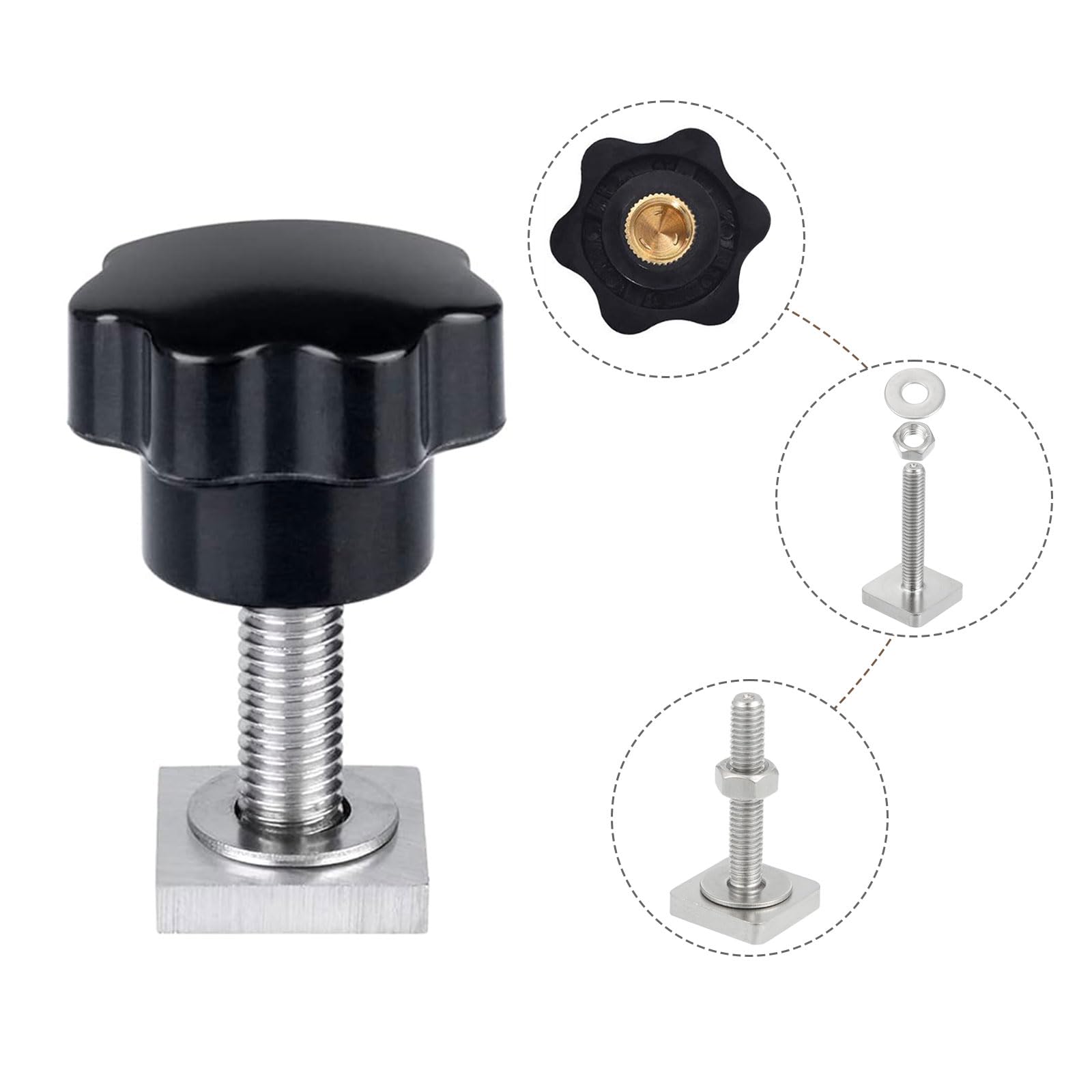 Thule Nutenstein T-Nut Adapter Adapter Schraube alle Ausführungen zur Auswahl M6