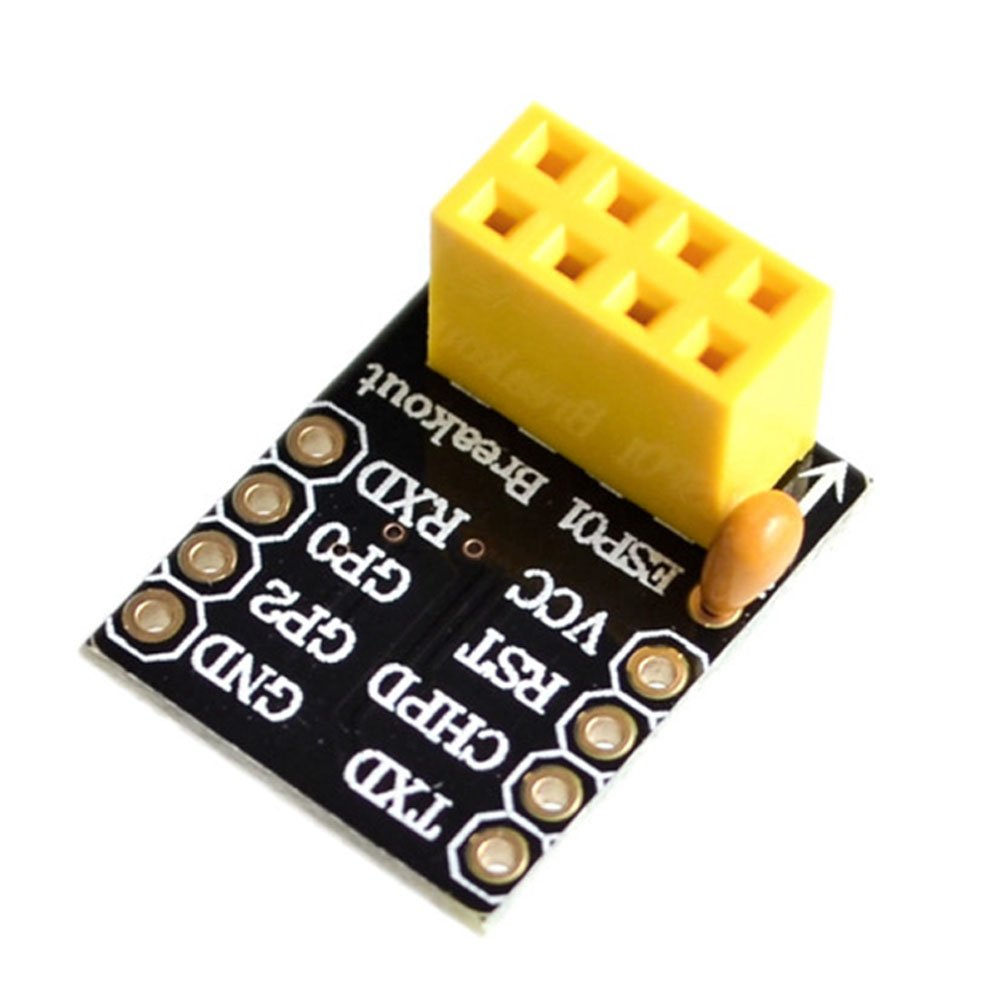 DollaTek 5Pcs ESP8266 ESP-01 ESP-01S Breakce Breadboard Adapter Transceiver Module WiFi (ESP8266)