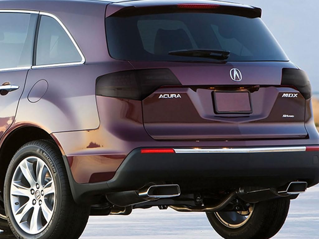 Rvinyl Tail Light Tint Covers Compatible with Acura MDX 2007-2013 - Matte Smoke