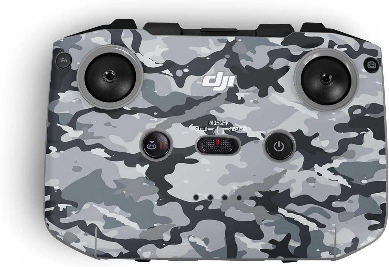 Skin Compatible with DJI Mini 4K - Gray Camouflage - Premium 3M Vinyl Protective Wrap Decal Cover - Easy to Apply | Crafted in The USA by MightySkins