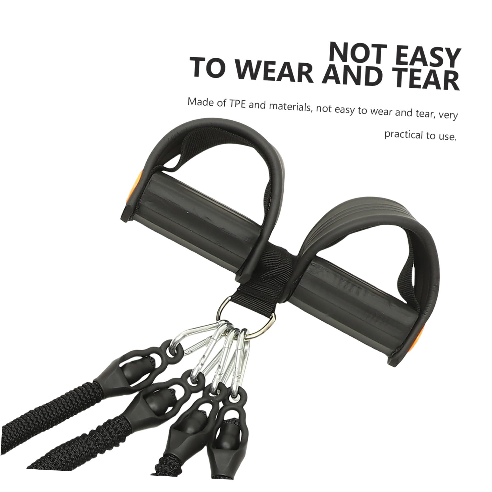 Toyvian Corda Elastica Pedale Resistente in Spesso per Esercizi Fitness Casa e Palestra Multifunzionale per Allenamento Gambe Braccia e Vita Portatile e Durevole