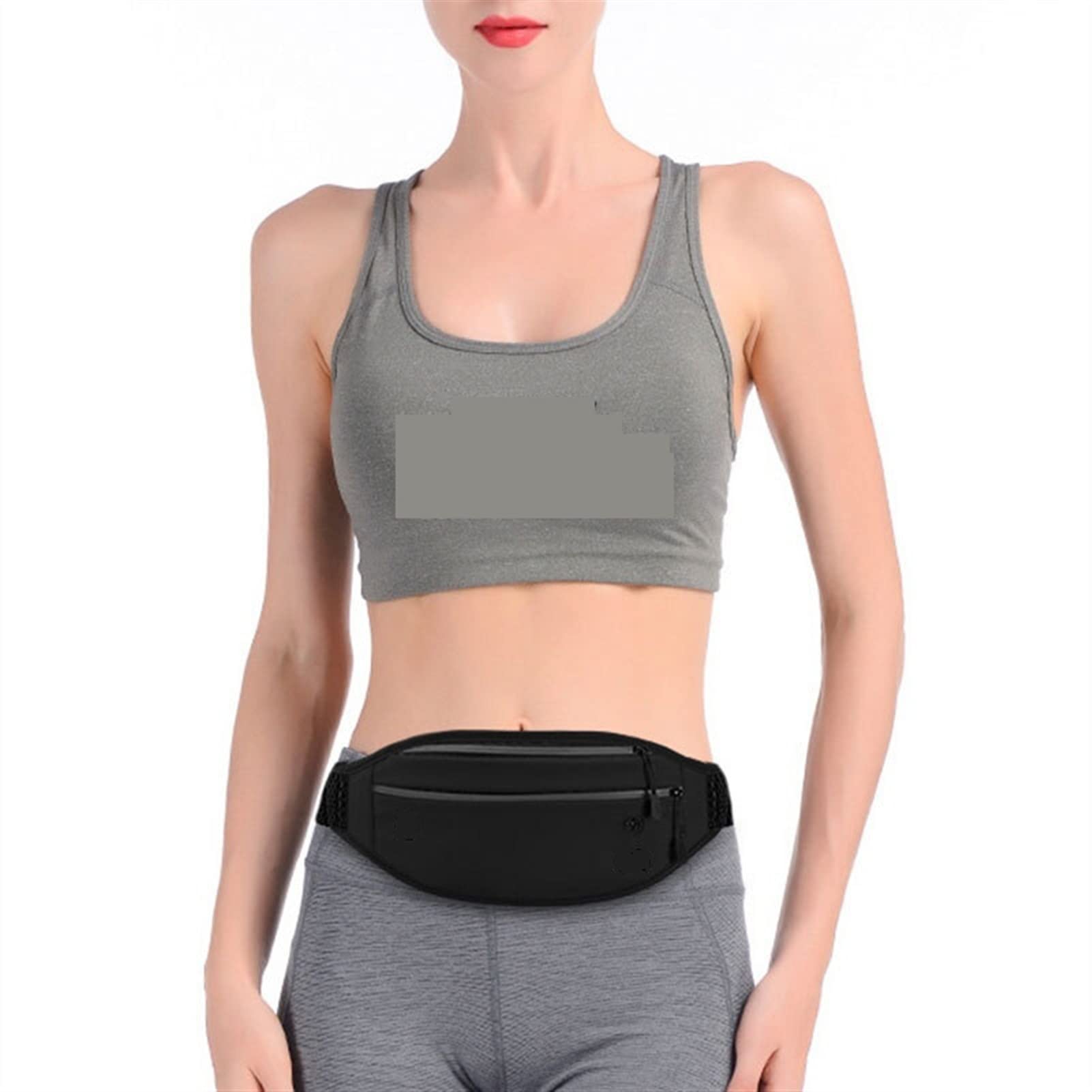 Casual Men Fanny Pack Nastolatek Sporty na świeżym powietrzu Bieganie Jazda Na Rowerze Torba na talię Podróżna Torba Na Telefon Torby Wodoodporna Męska Torba, biały, Jeden rozmiar